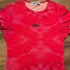 iamgia hot pink crop top